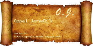Oppel Jermák névjegykártya